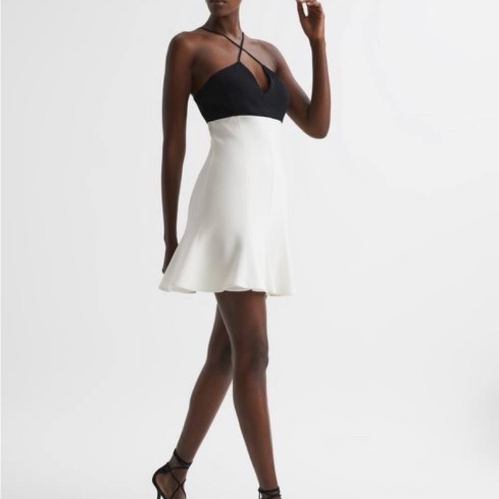 Reiss Trina Colorblock Dress US 0 NWOT